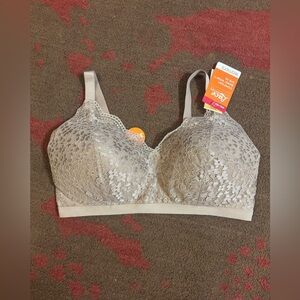 Warner's Lace Escape Wire-Free Contour Bra Size 38DD